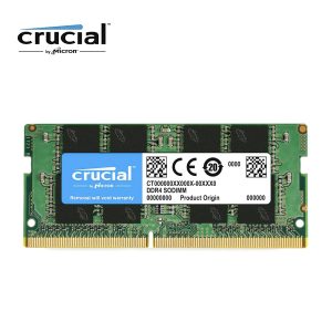 Crucial 4GB Single DDR4 2400 MT/S (PC4-19200) SR x8 SODIMM 260-Pin Memory - CT4G4SFS824A