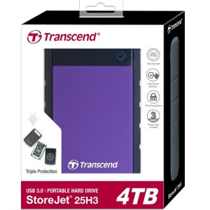 Transcend 4TB StoreJet 25H3 External Hard Drive